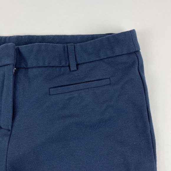Kenar Dress Pants Womens Size 10 Navy Blue Flat Front Pockets - Picture 4 of 10